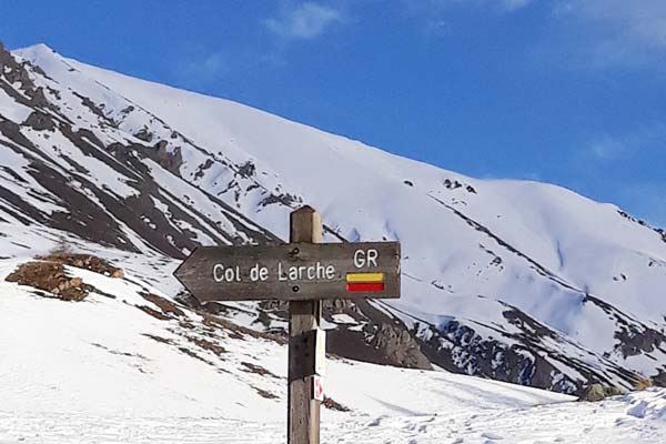 GR vers le col de Larche